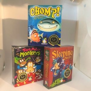 3/$20: Chomp, Sleeping Queens & Too Many Monkeys